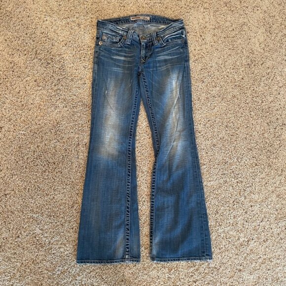 Big Star 27R Sweet Ultra-Low Rise Bootcut Jeans - Picture 2 of 11